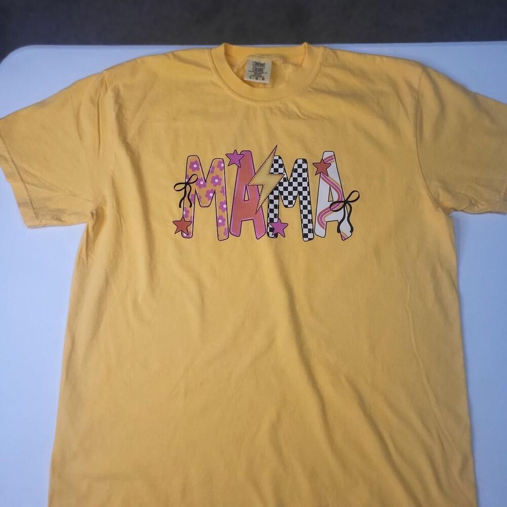 Comfort-colors Women's Yellow T-shirt